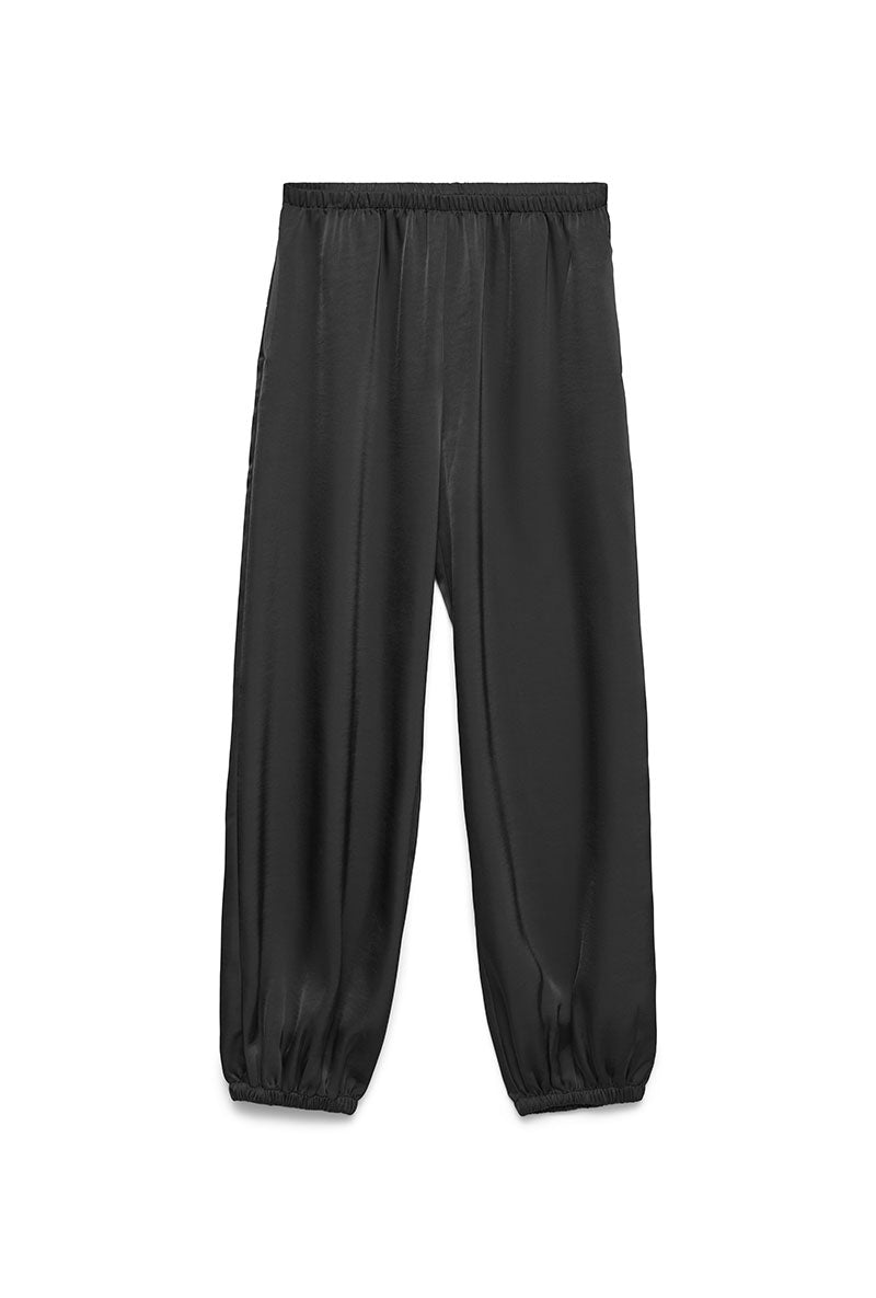 Front image of Miro mw balloon pant in black, by brand Vero moda