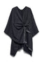 Front image of Molly poncho in chocolate, by brand Vero moda