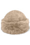 Front image of Safina hat in light brown, by brand Vero moda
