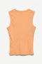 Back image of the Tilly sl top in orange, by brand Vero moda
