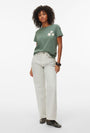 Image of VANJA FRANCIS SS TOP in green, by brand VERO MODA