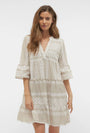 Image of DICTHE 3/4 TUNIC in stone, by brand VERO MODA